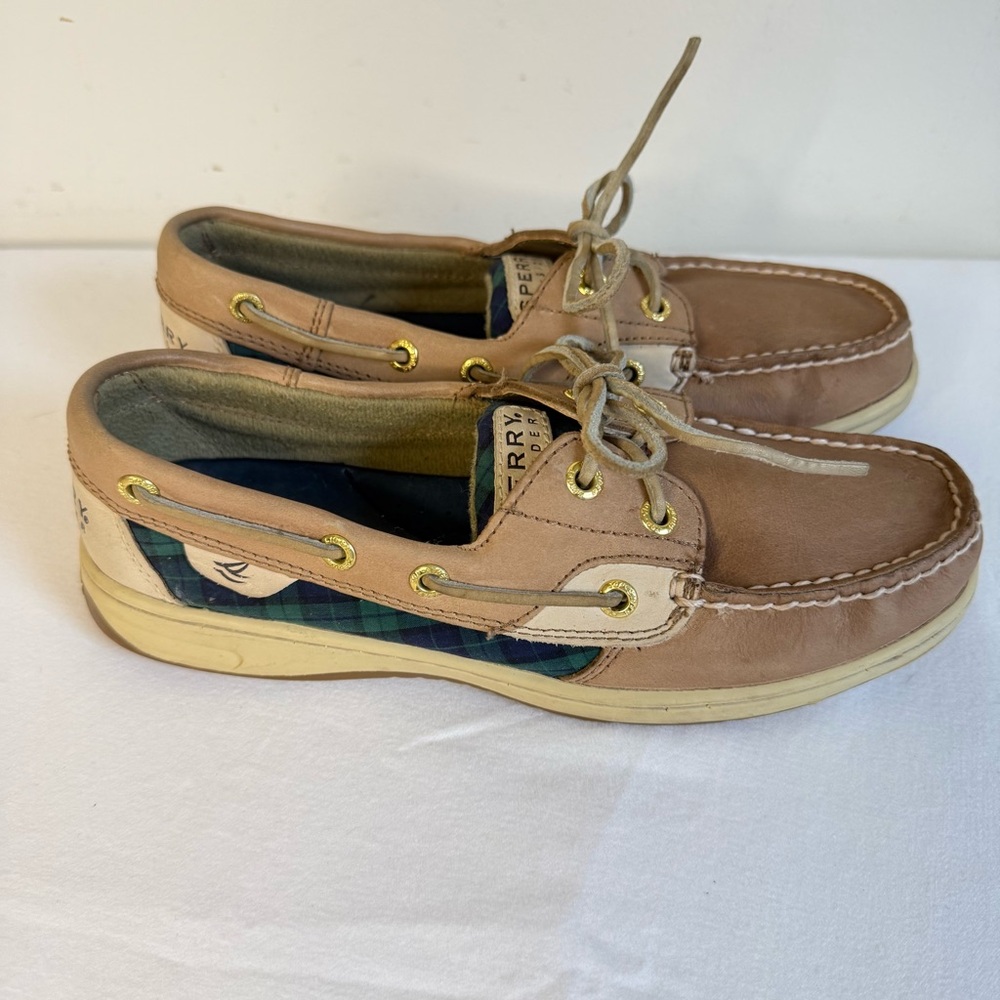 Sperry Tan Boat Shoes
